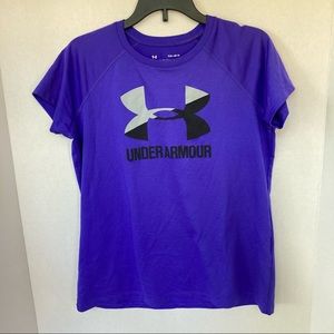 ⭐️ Under Armour purple shirt ⭐️